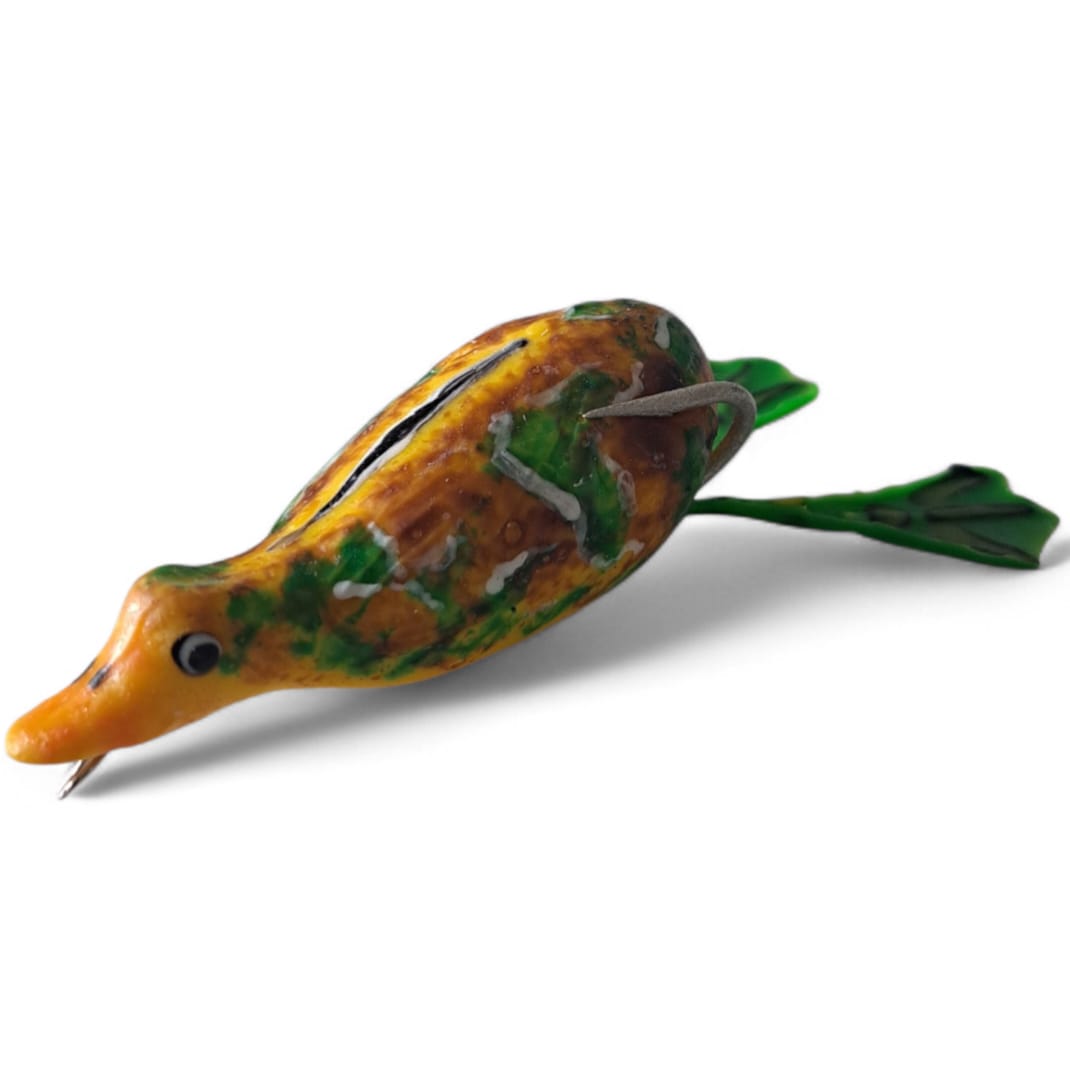 Kahverengi-Yeşil Silikon Ördek