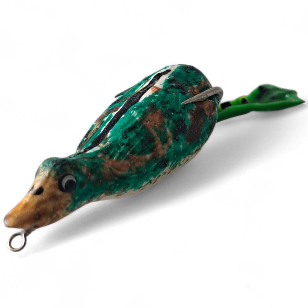 Turkuaz-Kahverengi Silikon Ördek